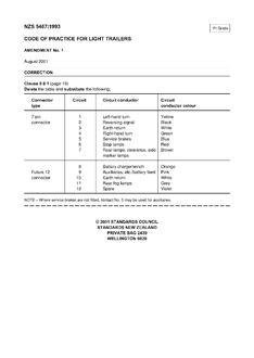 NZS 5467:1993 A1 NZS 5467:1993 A1