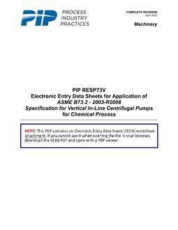 PIP RESP73V-EEDS PIP RESP73V-EEDS