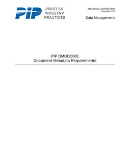 PIP DMDDC001 PIP DMDDC001