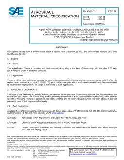 SAE AMS5596M SAE AMS5596M
