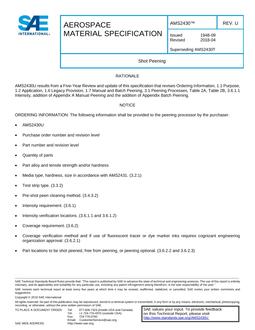 SAE AMS2430U SAE AMS2430U
