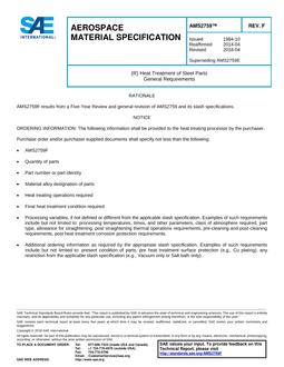 SAE AMS2759F SAE AMS2759F