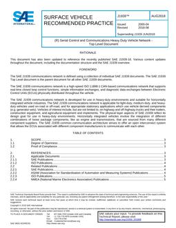 SAE J1939 SAE J1939