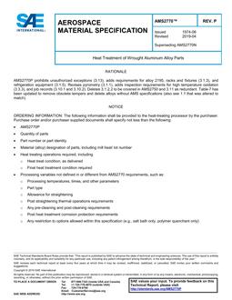 SAE AMS2770P SAE AMS2770P