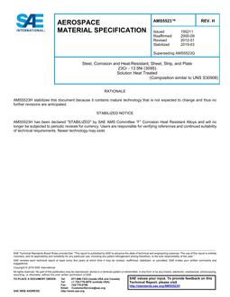 SAE AMS5523H SAE AMS5523H
