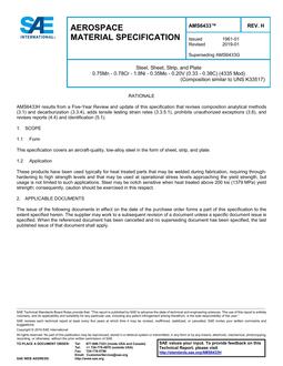 SAE AMS6433H SAE AMS6433H