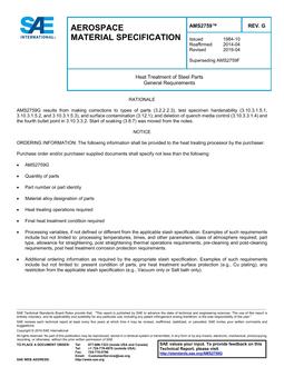 SAE AMS2759G SAE AMS2759G