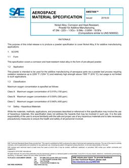 SAE AMS7008 SAE AMS7008