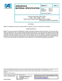 SAE AMS4411A SAE AMS4411A