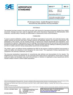 SAE AS9131D SAE AS9131D