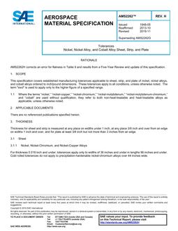 SAE AMS2262H SAE AMS2262H