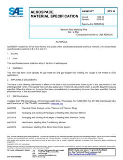 SAE AMS4953H SAE AMS4953H