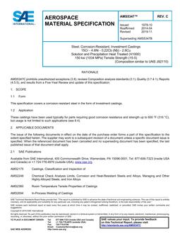 SAE AMS5347C SAE AMS5347C