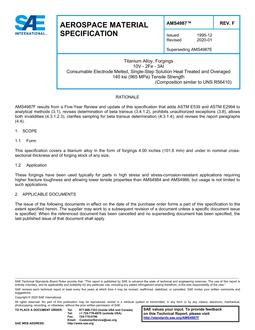 SAE AMS4987F SAE AMS4987F