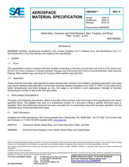 SAE AMS5665P SAE AMS5665P