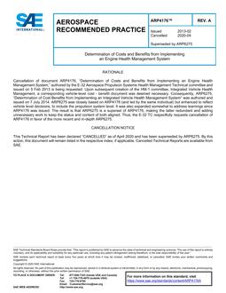 SAE ARP4176A SAE ARP4176A
