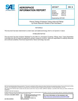 SAE AIR1529B SAE AIR1529B