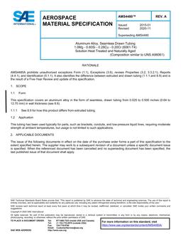 SAE AMS4480A SAE AMS4480A