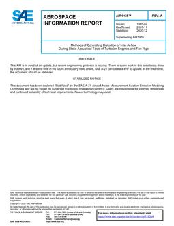 SAE AIR1935A SAE AIR1935A