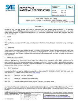 SAE AMS6421H SAE AMS6421H