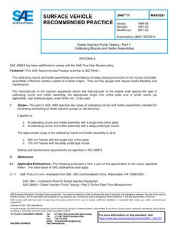SAE J968/1 SAE J968/1