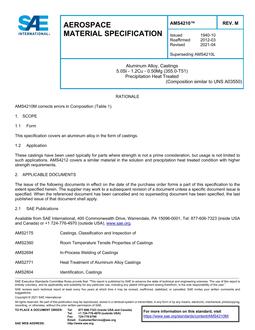 SAE AMS4210M SAE AMS4210M