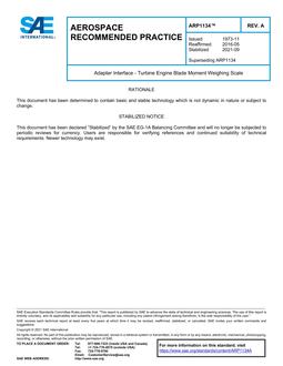 SAE ARP1134A SAE ARP1134A