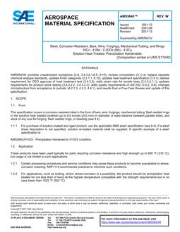 SAE AMS5643W SAE AMS5643W