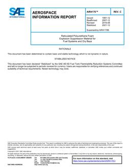 SAE AIR4170C SAE AIR4170C