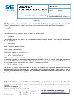 SAE AMS7015 SAE AMS7015