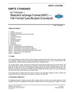 SMPTE 377M-2004 SMPTE 377M-2004