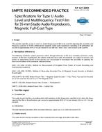 SMPTE RP 127 SMPTE RP 127