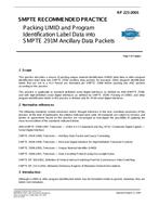 SMPTE RP 223 SMPTE RP 223