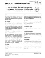 SMPTE RP 27.5 SMPTE RP 27.5