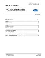 SMPTE ST 2042-2-2009 SMPTE ST 2042-2-2009