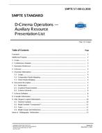 SMPTE ST 430-11 SMPTE ST 430-11