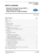 SMPTE 392:2013 SMPTE 392:2013