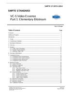 SMPTE ST 2073-1:2014 SMPTE ST 2073-1:2014