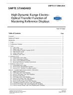 SMPTE ST 2084 SMPTE ST 2084