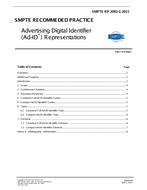 SMPTE RP 2092-1 SMPTE RP 2092-1