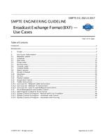 SMPTE EG 2021-3 SMPTE EG 2021-3