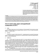 TAPPI T 211 om-07 TAPPI T 211 om-07