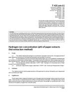 TAPPI T 435 om-11 TAPPI T 435 om-11