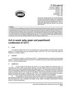 TAPPI T 211 om-12 TAPPI T 211 om-12