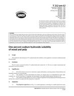 TAPPI T 212 TAPPI T 212