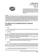 TAPPI T 821 om-12 TAPPI T 821 om-12