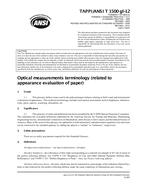 TAPPI T 1500 TAPPI T 1500