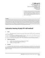 TAPPI T248 sp-15 TAPPI T248 sp-15