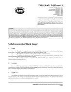 TAPPI T 650 om-15 TAPPI T 650 om-15