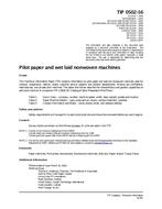 TAPPI TIP 0502-16 TAPPI TIP 0502-16